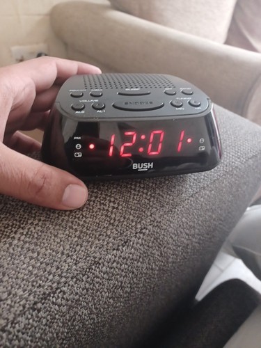 Bush alba dual alarm clock - bush,
