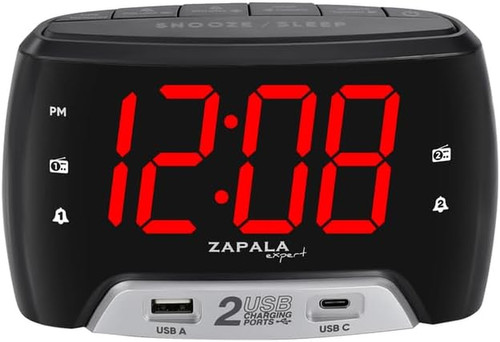 Wake alarm clock with radio - clock,