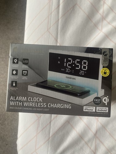 Goodmans wireless alarm clock - goodmans,