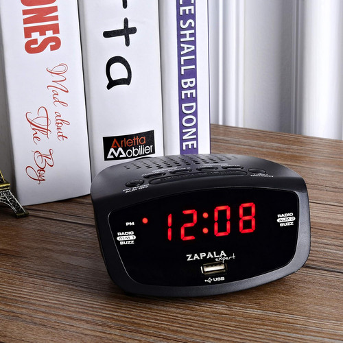 Wake alarm clock with radio - alarm,
