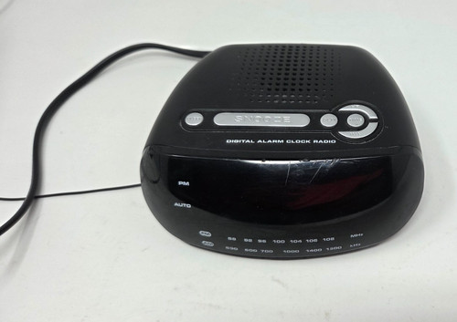 Digital alarm clock radio - alarm,