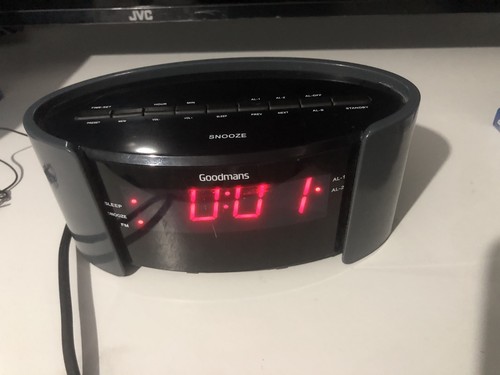 Goodmans alarm clock radio - alarm,
