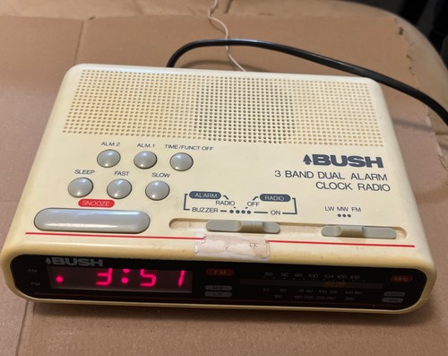 Bush band dual alarm clock - bush,