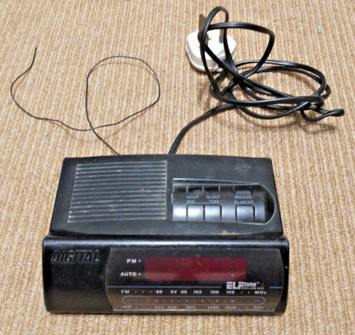 Elftone digital alarm - digital, clock