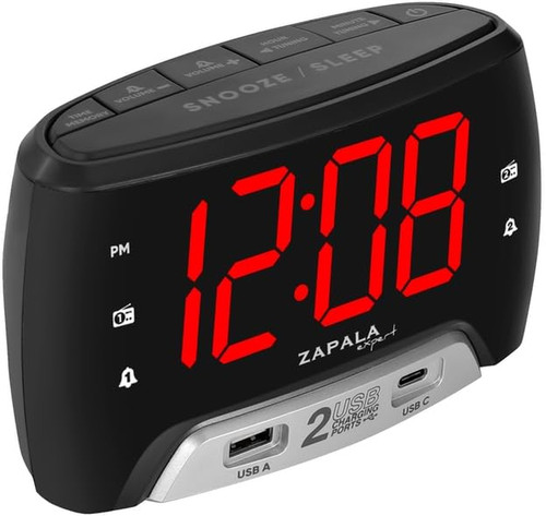 Alarm clock radio dual - radio, usb