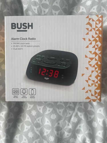 Bush alarm clock - clock, radio