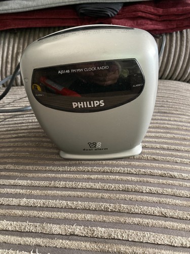 Philips dual alarm clock - alarm,