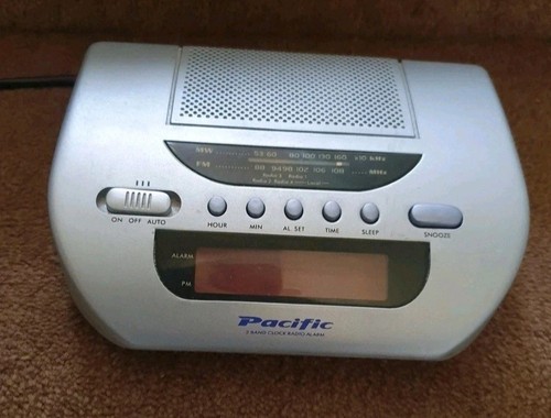 Pacific pcr308w digital clock - pacific,