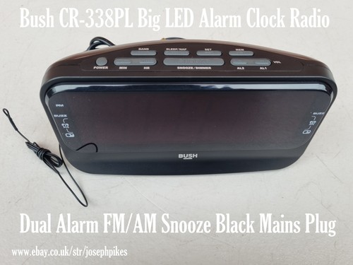 Bush 338pl big led alarm - bush, cr-338pl