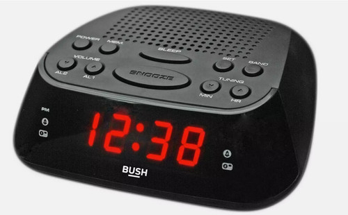 Bush dual alarm - bush, clock