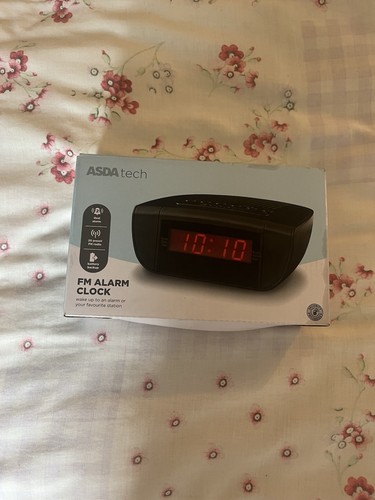 Asda tech alarm clock - tech,