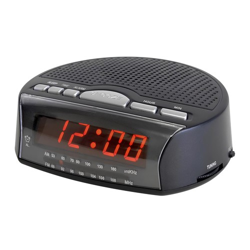 Alarm clock radio - clock, led
