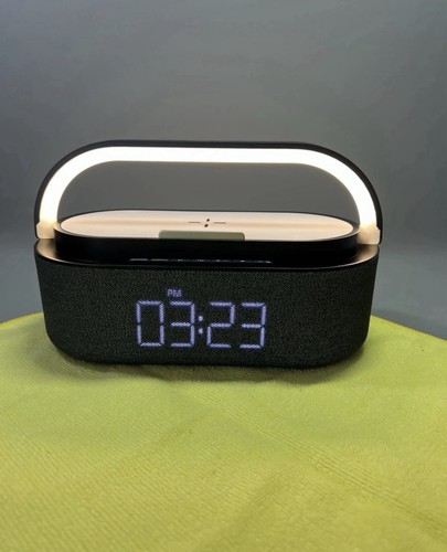 Radio alarm clock - clock, qi