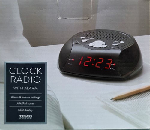 Tesco 106r clock - tesco, cr-106r