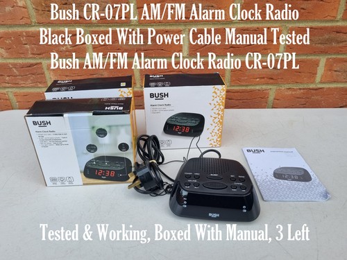 Bush 07pl alarm clock - bush,