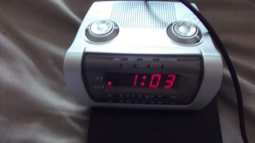 Alarm clock radio - alarm,