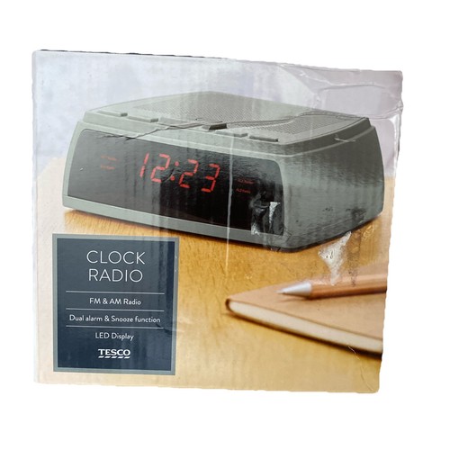 Clock radio and - fm,