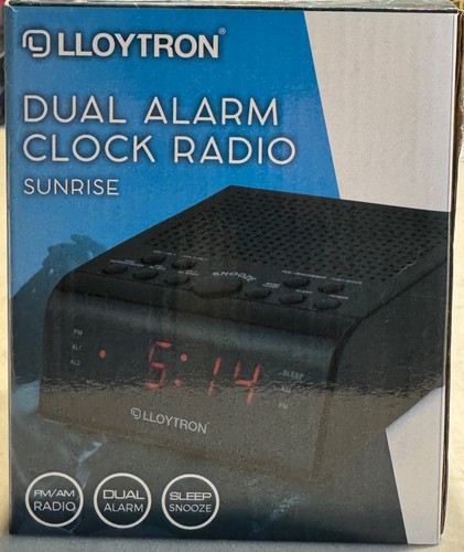 Lloytron dual alarm clock - dual,
