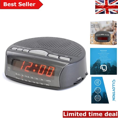 Mains powered alarm clock - powered,