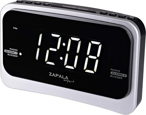 Wake alarm clock with fm - clock,