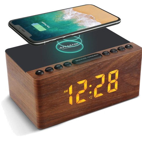 Luxury wooden radio - wooden, alarm