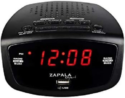 Wake alarm clock with radio - alarm,