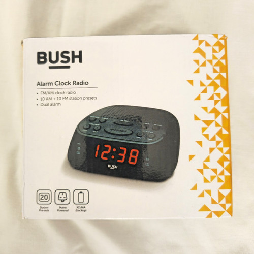 Bush digital clock radio - bush,