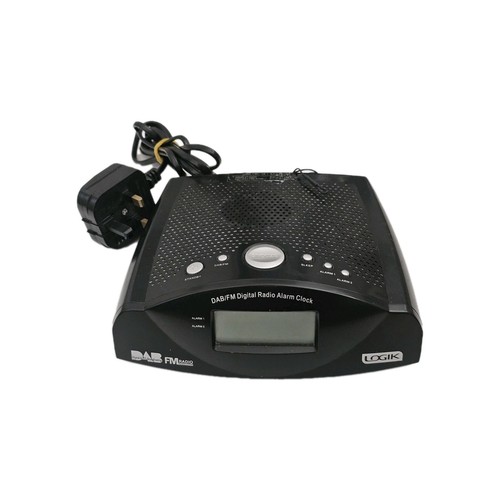Logik dam clock radio with - clock,