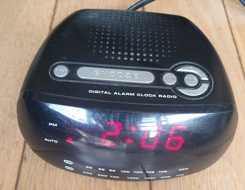 Alarm clock radio digital - alarm, radio,
