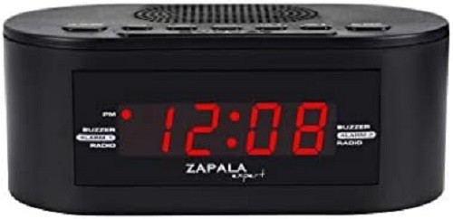 Wake alarm clock with fm - clock,