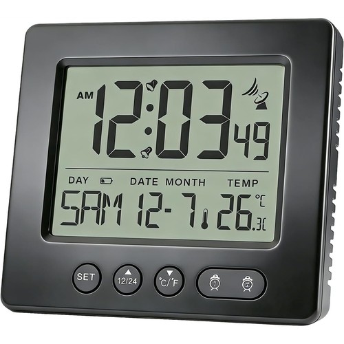 Digital radio alarm clock - digital,